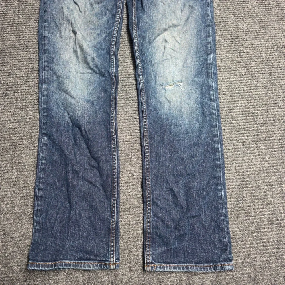 Banana Republic‎ Slim Fit Jeans  Men's Size 32x32 Medium Wash Denim Distressed
